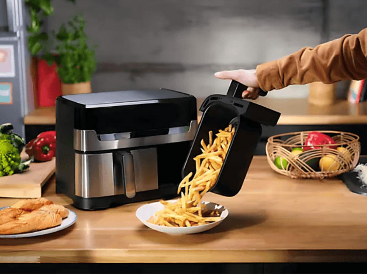 Extra‑Crisp & Rapid Air cho bề mặt giòn, bên trong mềm