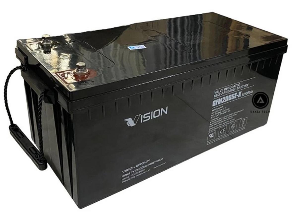 AGM VRLA sealed mat: không cần châm nước, phù hợp lắp trong tủ UPS.