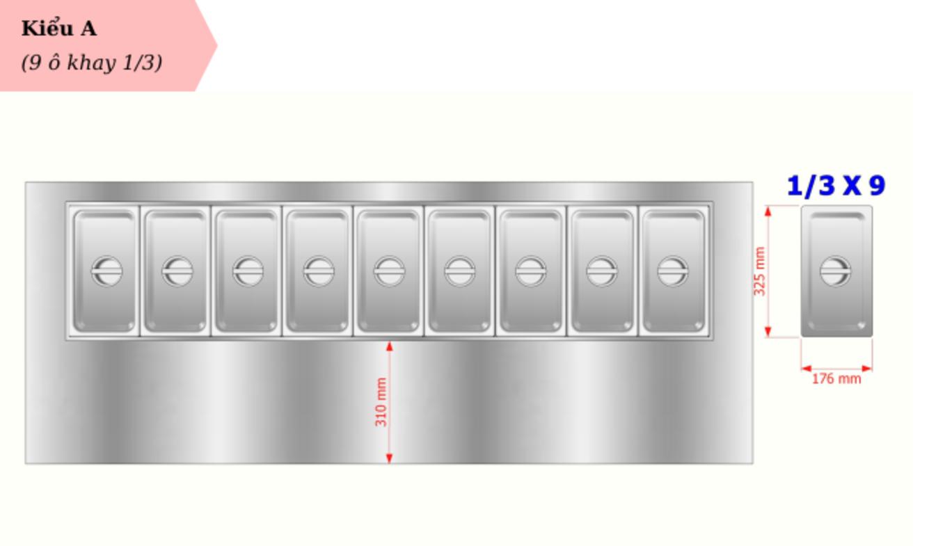 Dàn lạnh đồng & hệ làm lạnh trực tiếp giúp giữ tươi nguyên liệu.