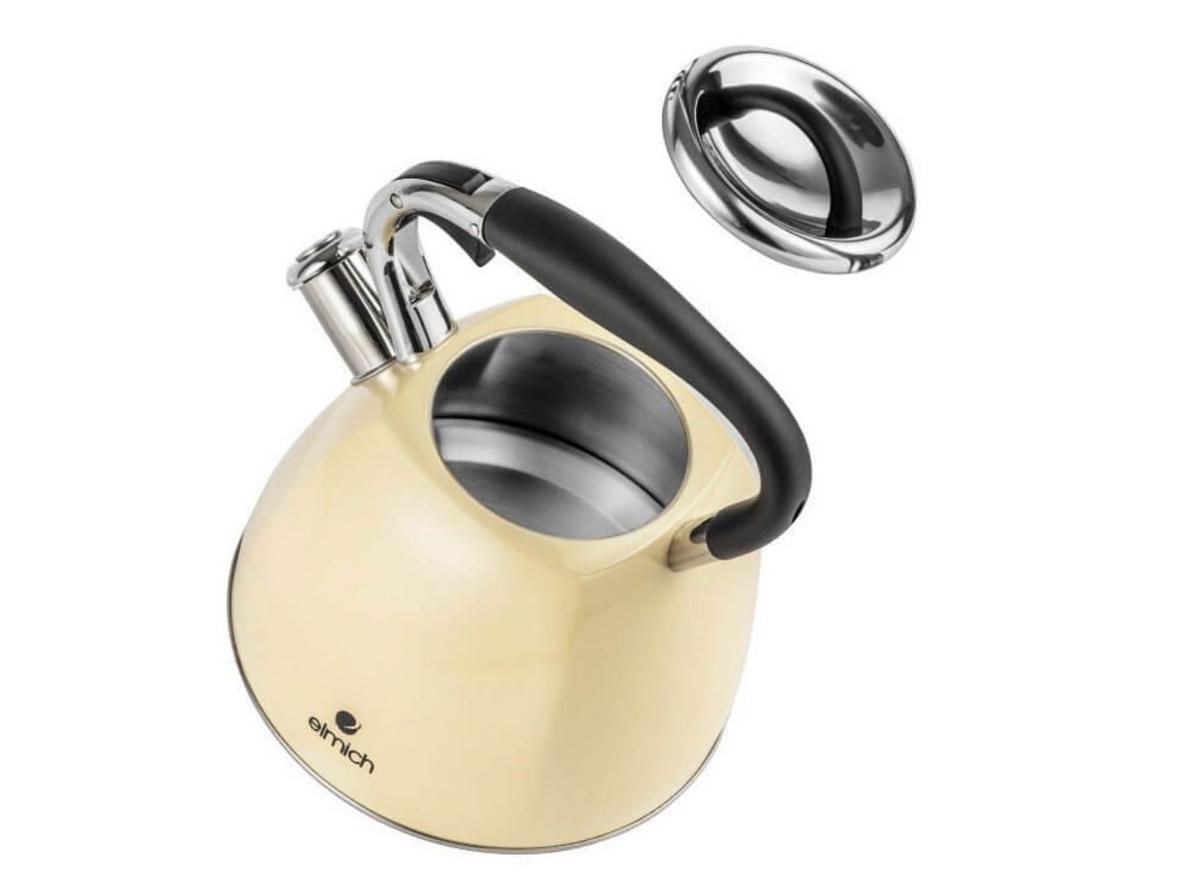 Còi báo sôi và tay cầm cách nhiệt: an toàn khi sử dụng.