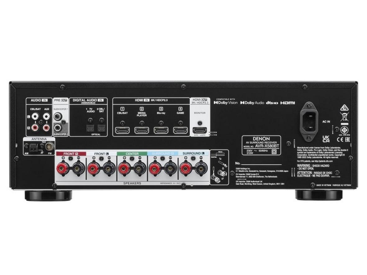 Gaming low-latency trên Denon AVR-X580BT