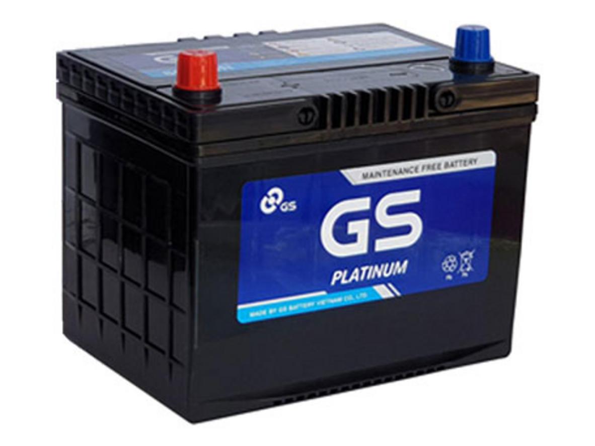 Ắc quy GS MF 80D26R — Khởi động mạnh, miễn bảo dưỡng, phù hợp đường Việt Nam.