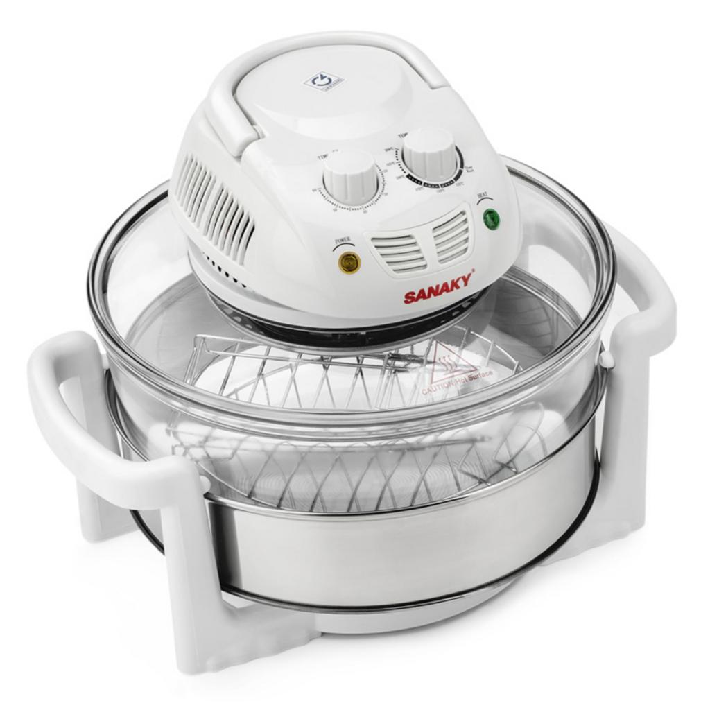 Công nghệ halogen kết hợp quạt đối lưu giúp nướng nhanh và đều.