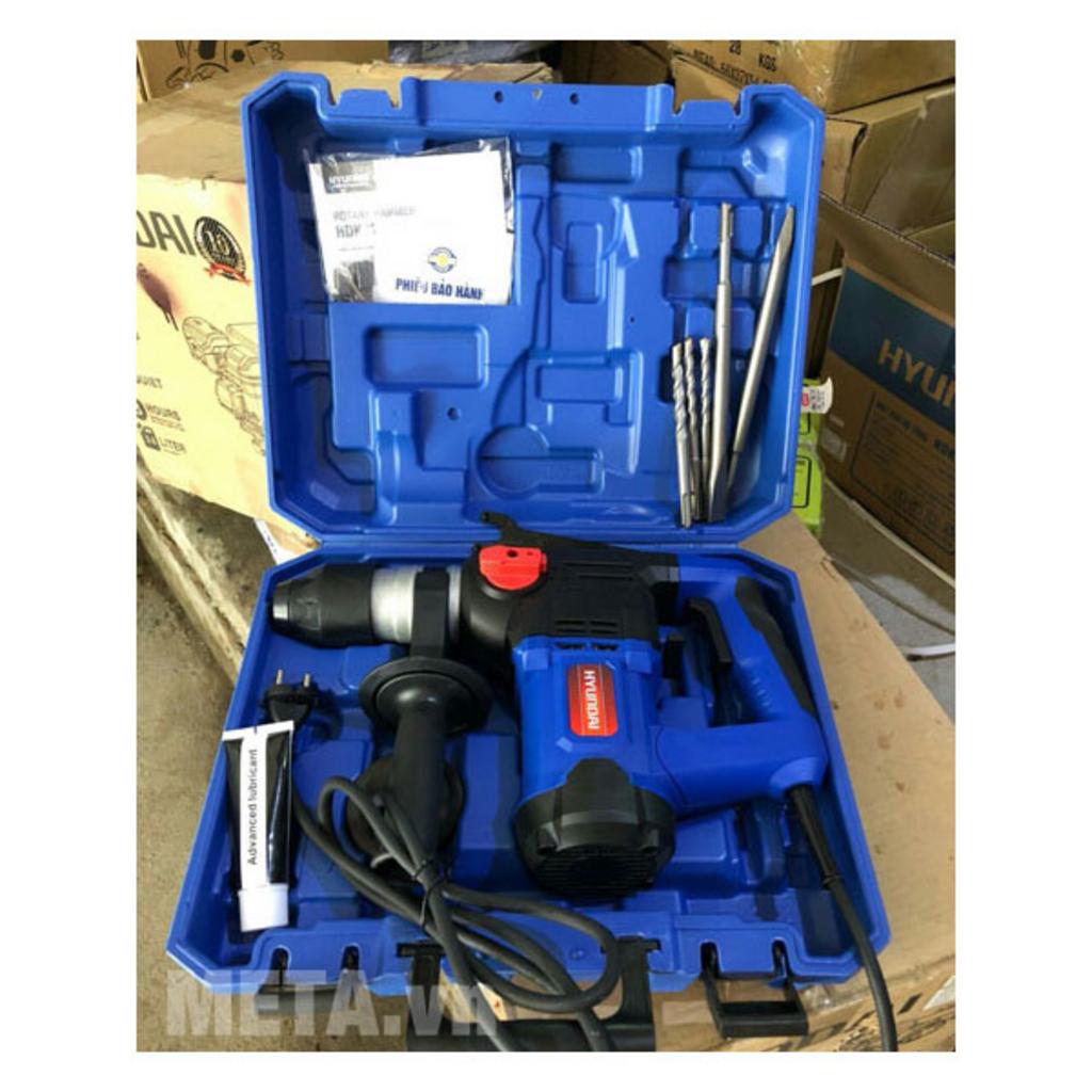 Công suất 1.500W và lực đập 5.5J giúp đục bê tông nhanh