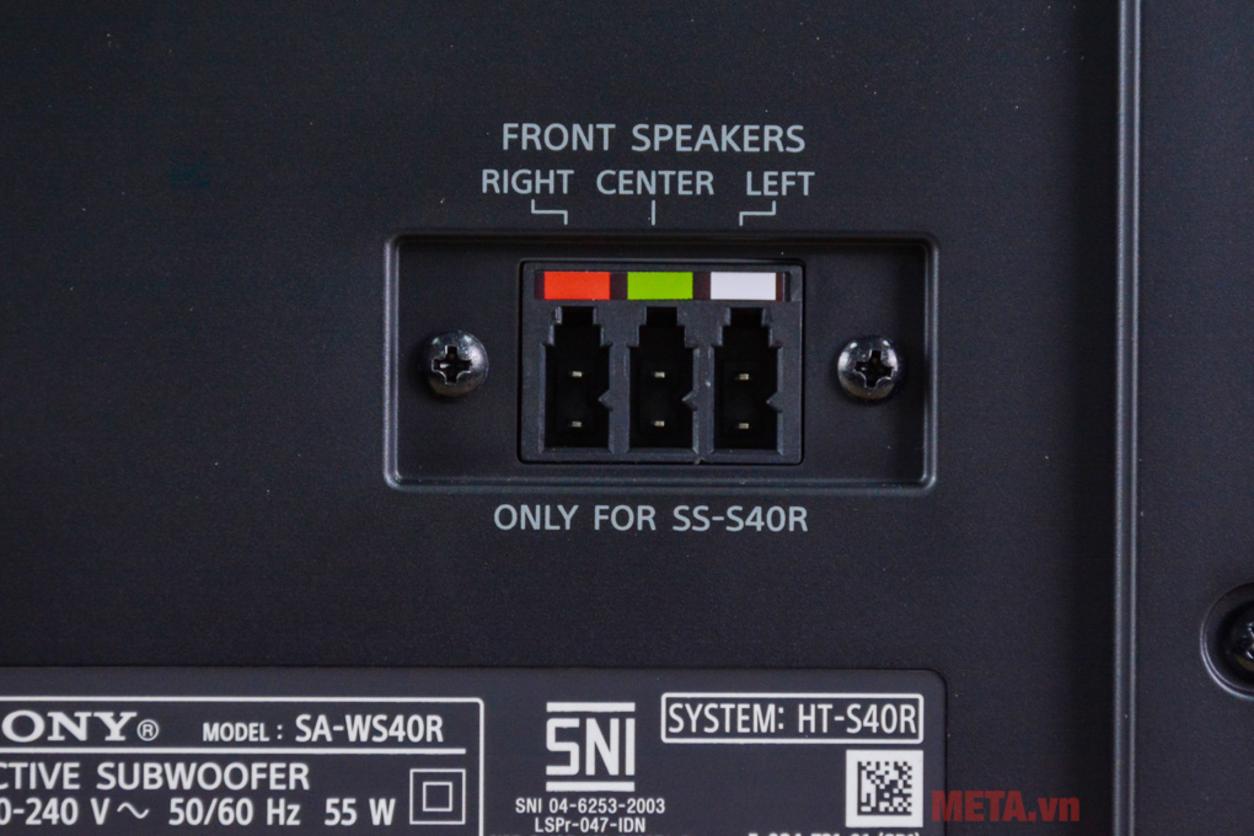 Hệ thống 5.1, tổng công suất 600W tái tạo âm vòm