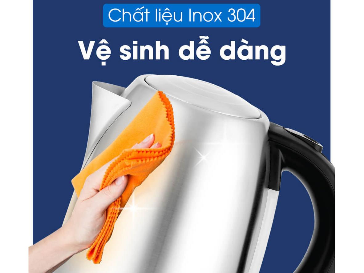 3 chế độ tự ngắt và đế rời xoay 360° cho thao tác an toàn, tiện lợi.