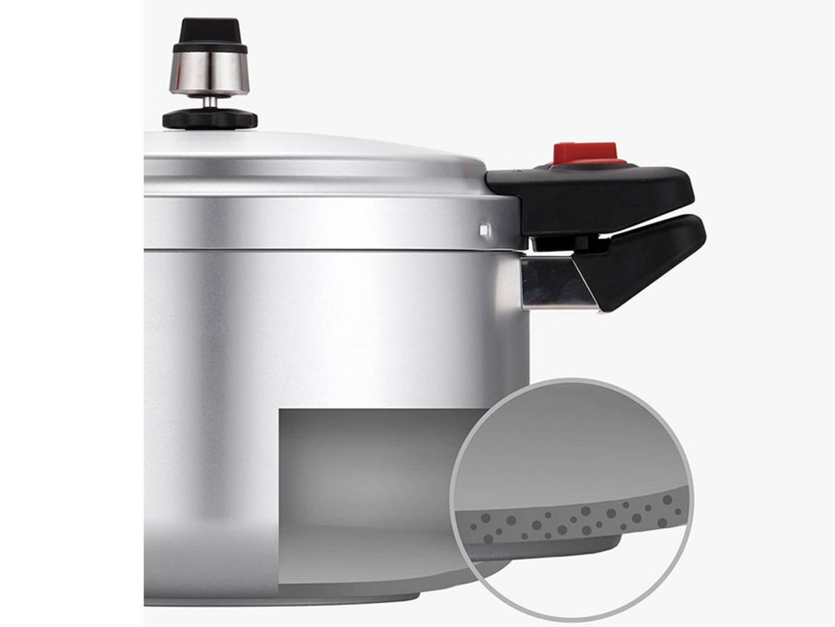 Hệ thống an toàn: khóa, van xả và cảnh báo áp suất