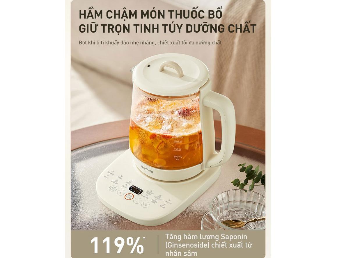 Hẹn giờ 24h, giữ ấm và tính năng an toàn