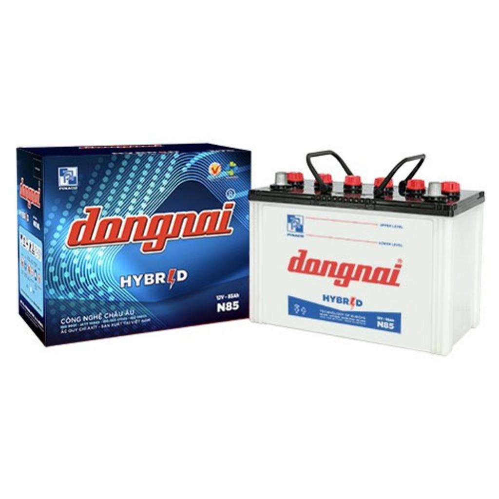 Ảnh thực tế Ắc quy Đồng Nai N85 (model, serial rõ ràng) — kiểm tra trước khi giao.