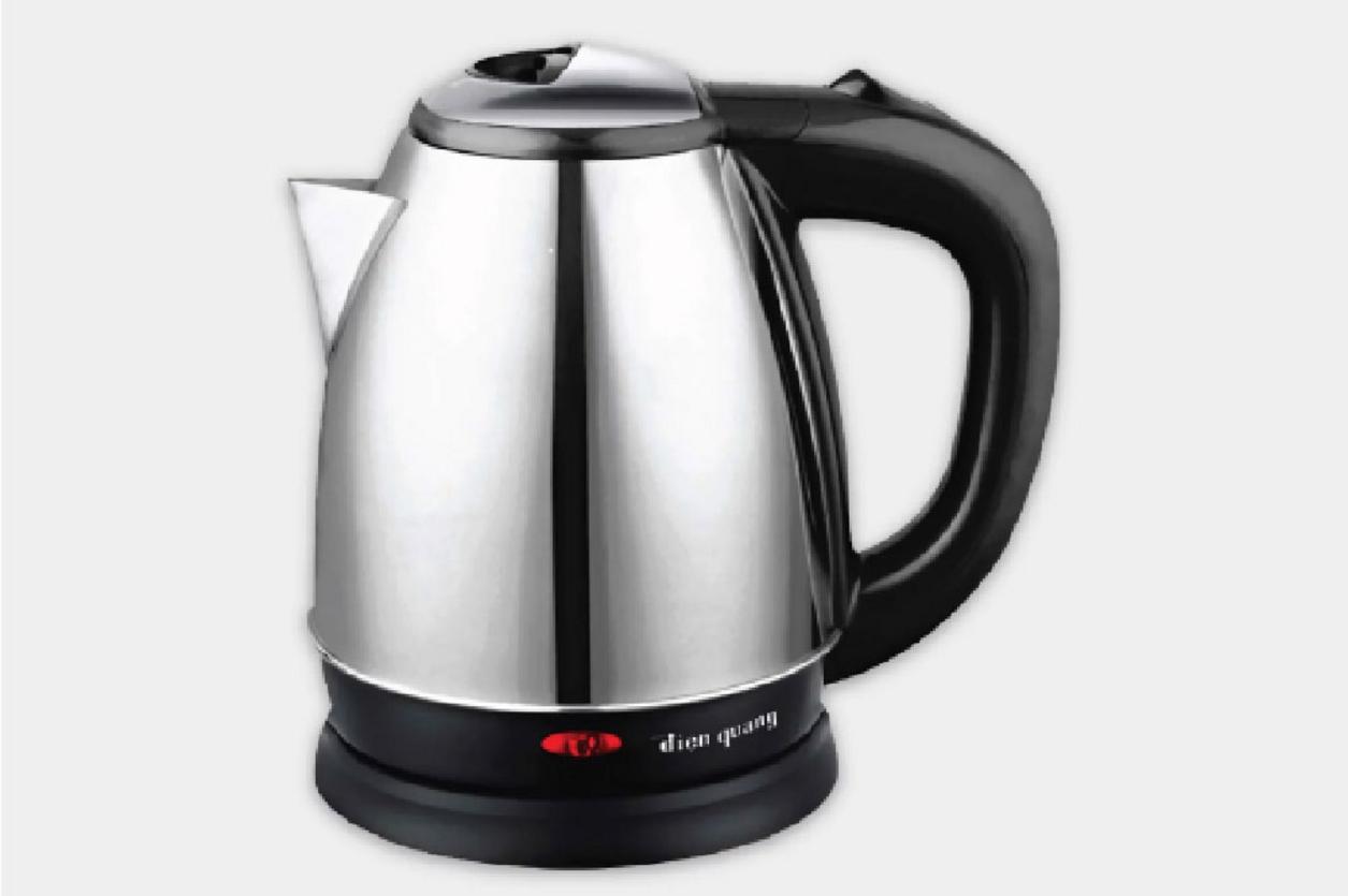 Ấm đun nước Điện Quang ĐQ EKT02 1818 — Inox 304, 1.8 lít, 1800W.