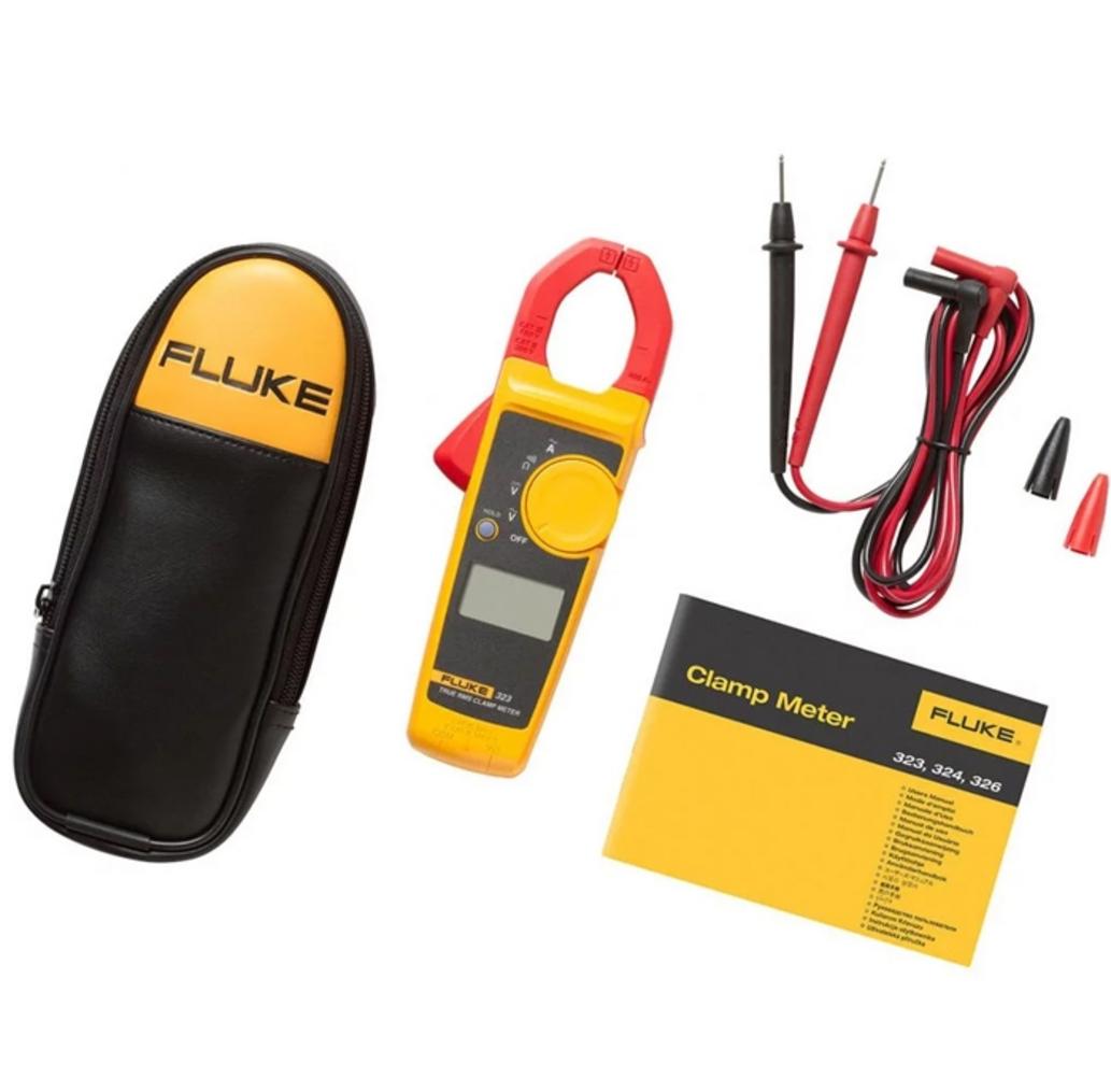 Ampe kìm Fluke 323 — Đo nhanh 400A với True RMS. Hình thật chụp tại hiện trường.