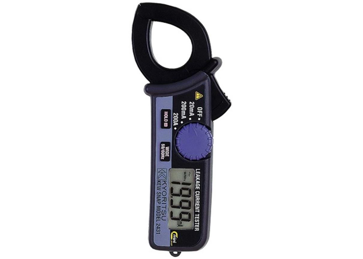 Ampe kìm Kyoritsu 2431 — gọn nhẹ, đo chính xác dòng rò để bảo vệ gia đình.