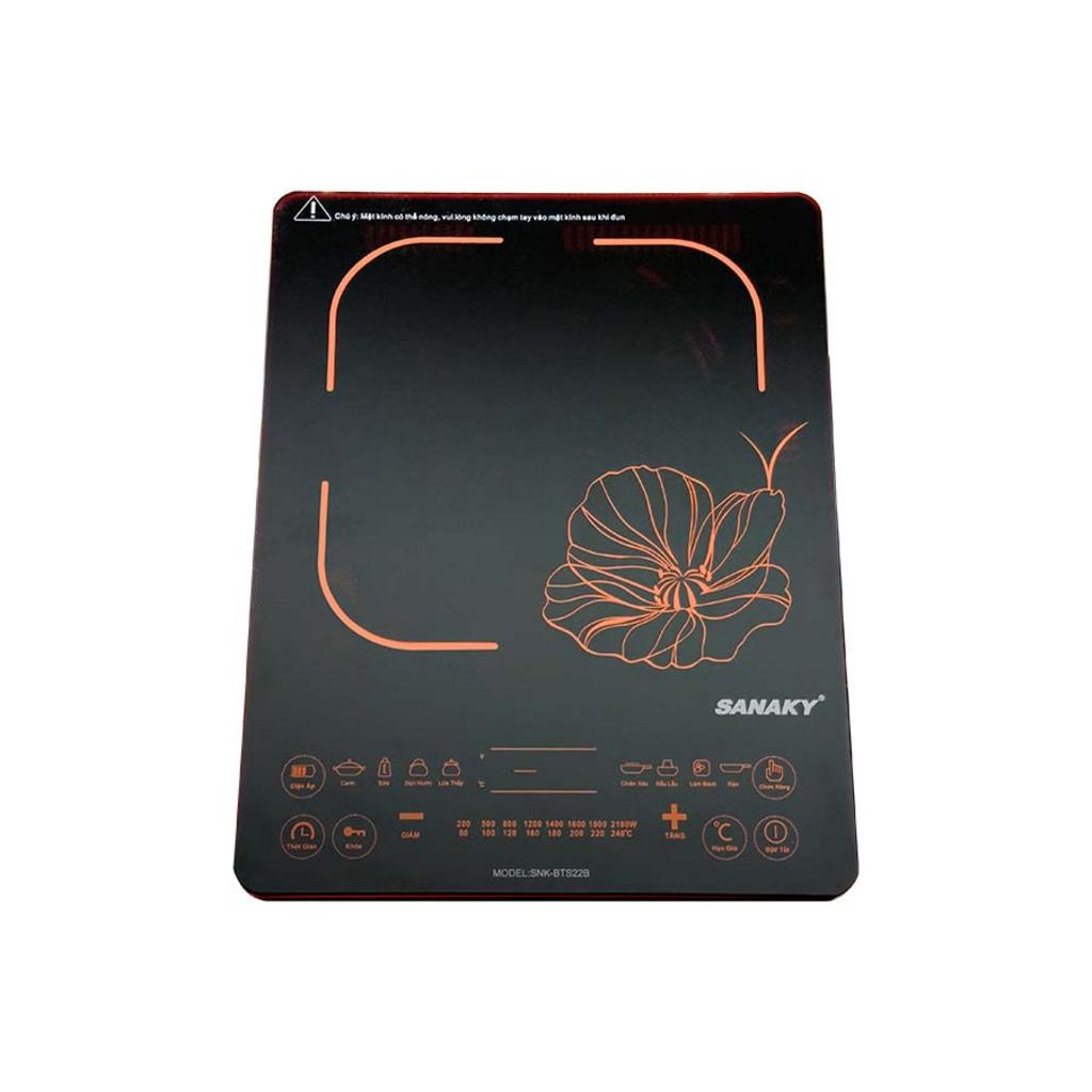 Bếp từ Sanaky SNK-BTS22B - Nấu nhanh, dễ vệ sinh, an toàn cho gia đình.