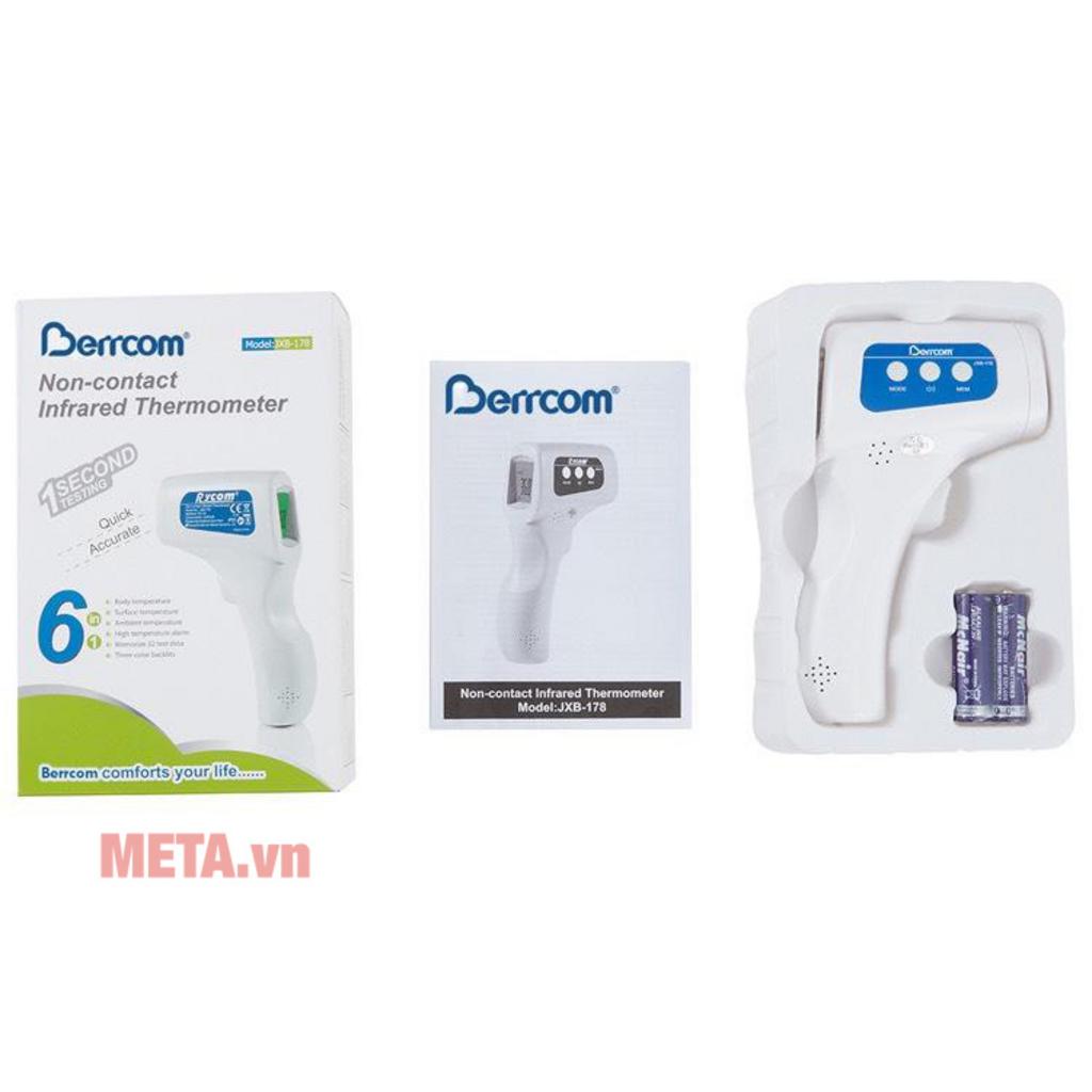 Berrcom JXB-178: đo không tiếp xúc, nhanh trong ~1 giây — an toàn cho cả gia đình.