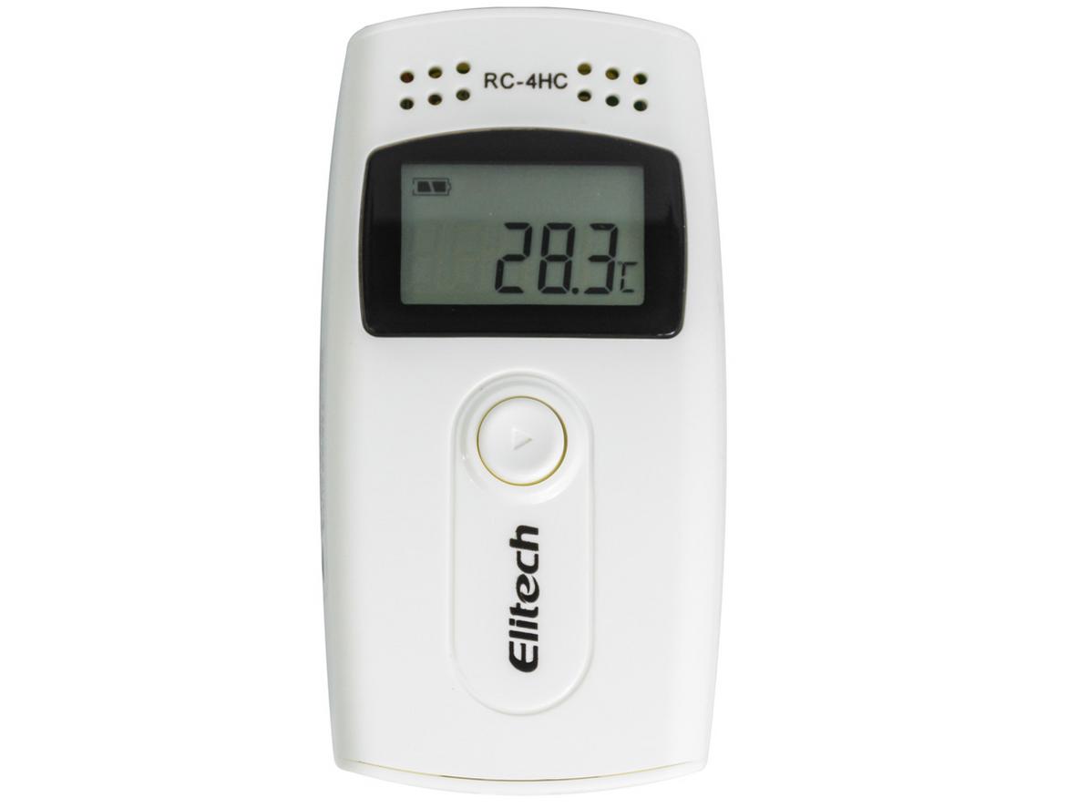 Elitech RC-4HC - thiết bị ghi nhiệt độ & độ ẩm cho kho lạnh và vận chuyển.