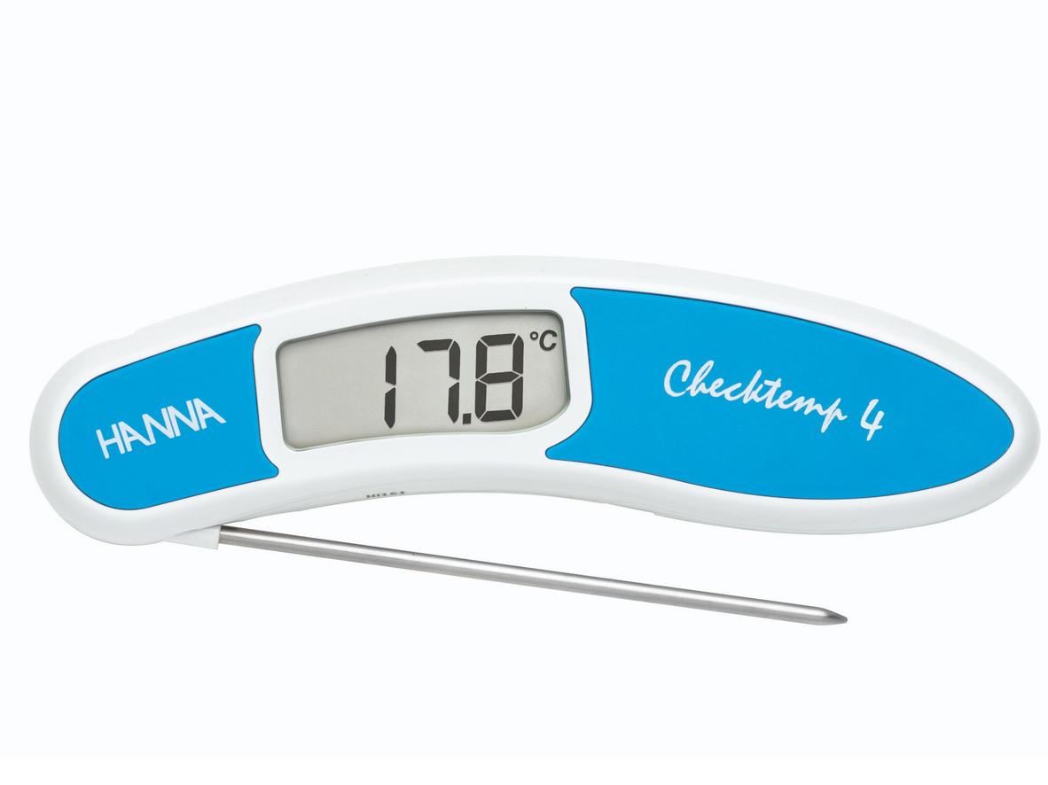 Hanna HI151-2 — nhỏ gọn, probe sắc, đọc ngay trong bếp.