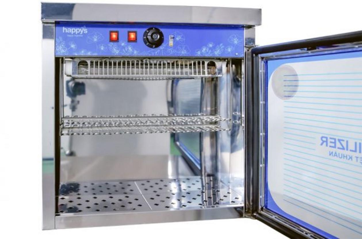 Tủ diệt khuẩn treo tường Happys HPS-101CW — giải pháp sạch khuẩn & tiết kiệm không gian.