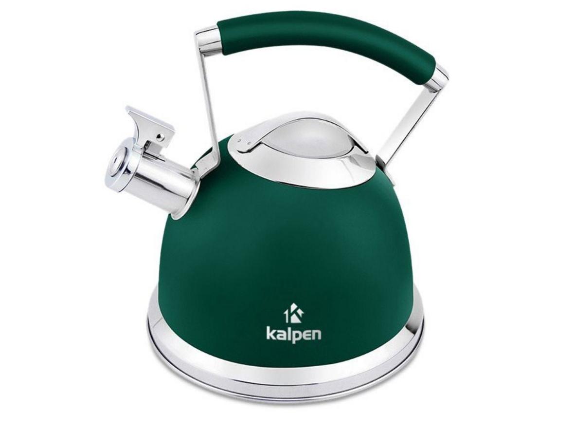 Ấm đun nước inox Kalpen KK02 2.5 lít — đun nhanh, an toàn cho gia đình.