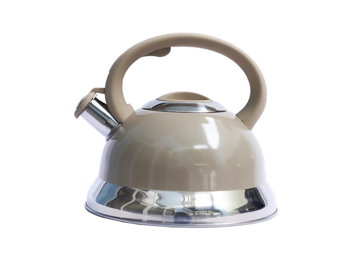 Ấm Kanzo KZ-G58 (3 lít) — thiết kế inox 304, đáy từ đa lớp, còi báo nước sôi.