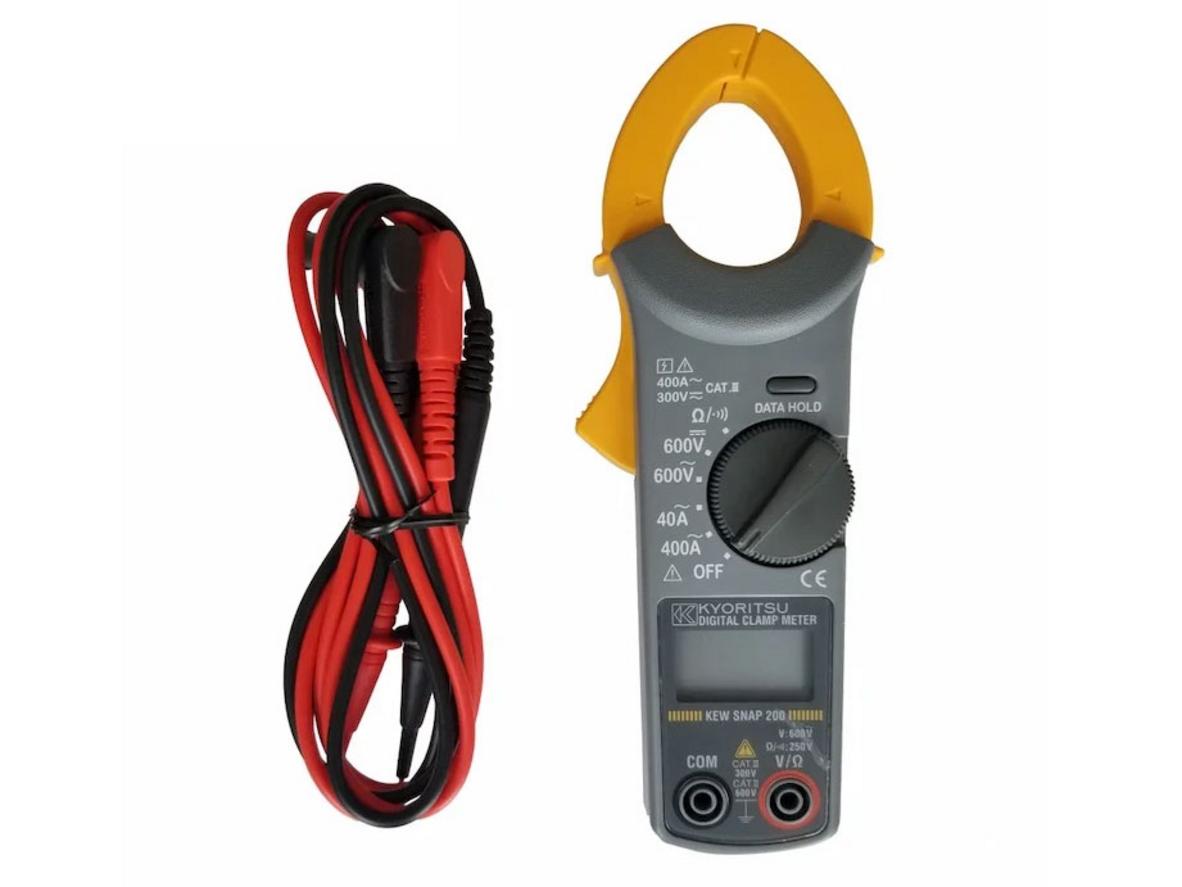 Ampe kìm Kyoritsu KEWSNAP 200 — nhỏ gọn, dễ thao tác, chuẩn công nghiệp.