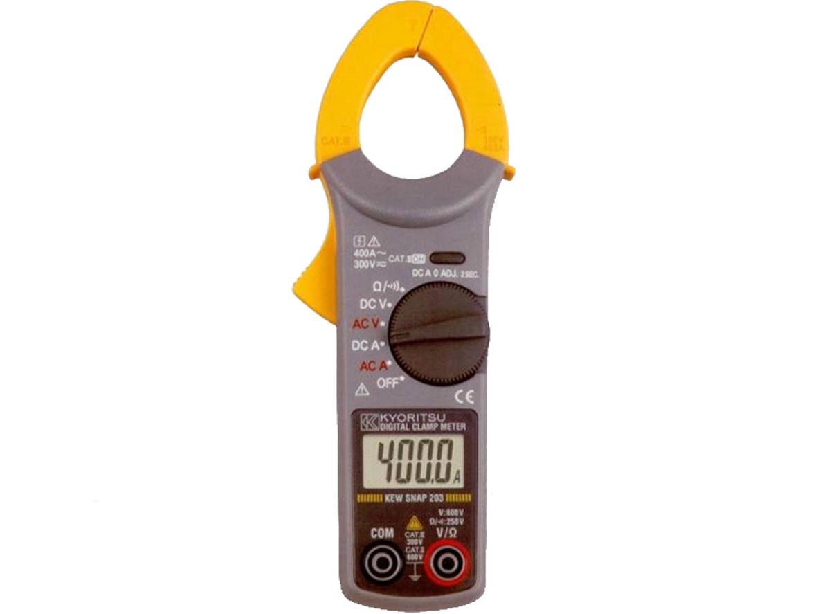 Ampe kìm Kyoritsu Kewsnap203: nhỏ gọn, dễ thao tác trong tủ điện.