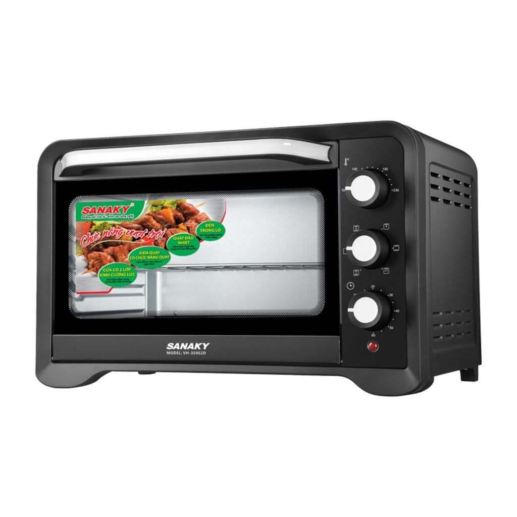 Lò Nướng Sanaky VH-359S2D/N2D - 35L, nướng gà vàng giòn cho gia đình.