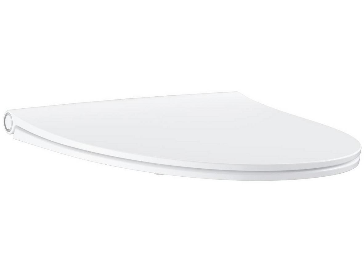 Nắp Grohe 101330SH00 — thiết kế mỏng, màu Alpine White, đóng êm (SoftClose).
