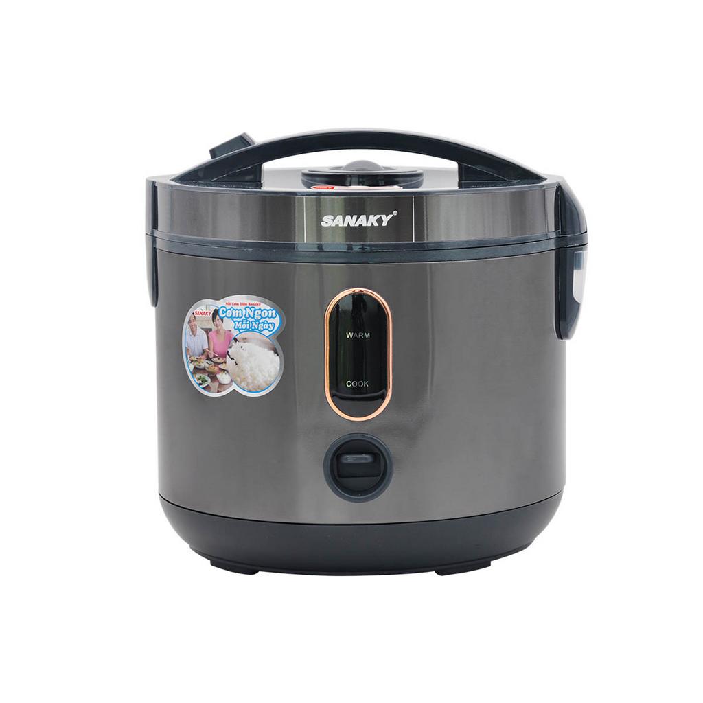 Nồi cơm điện Sanaky SNK-NG181X24 - nhỏ gọn, nấu cơm dẻo thơm cho gia đình 4–6 người.