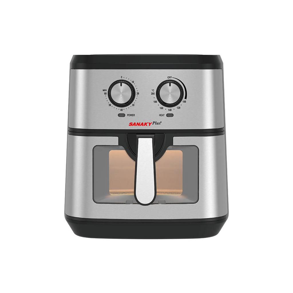 Nồi chiên không dầu Sanaky VH-901VD - dung tích 9L, kính quan sát, phù hợp gia đình 4-6 người.