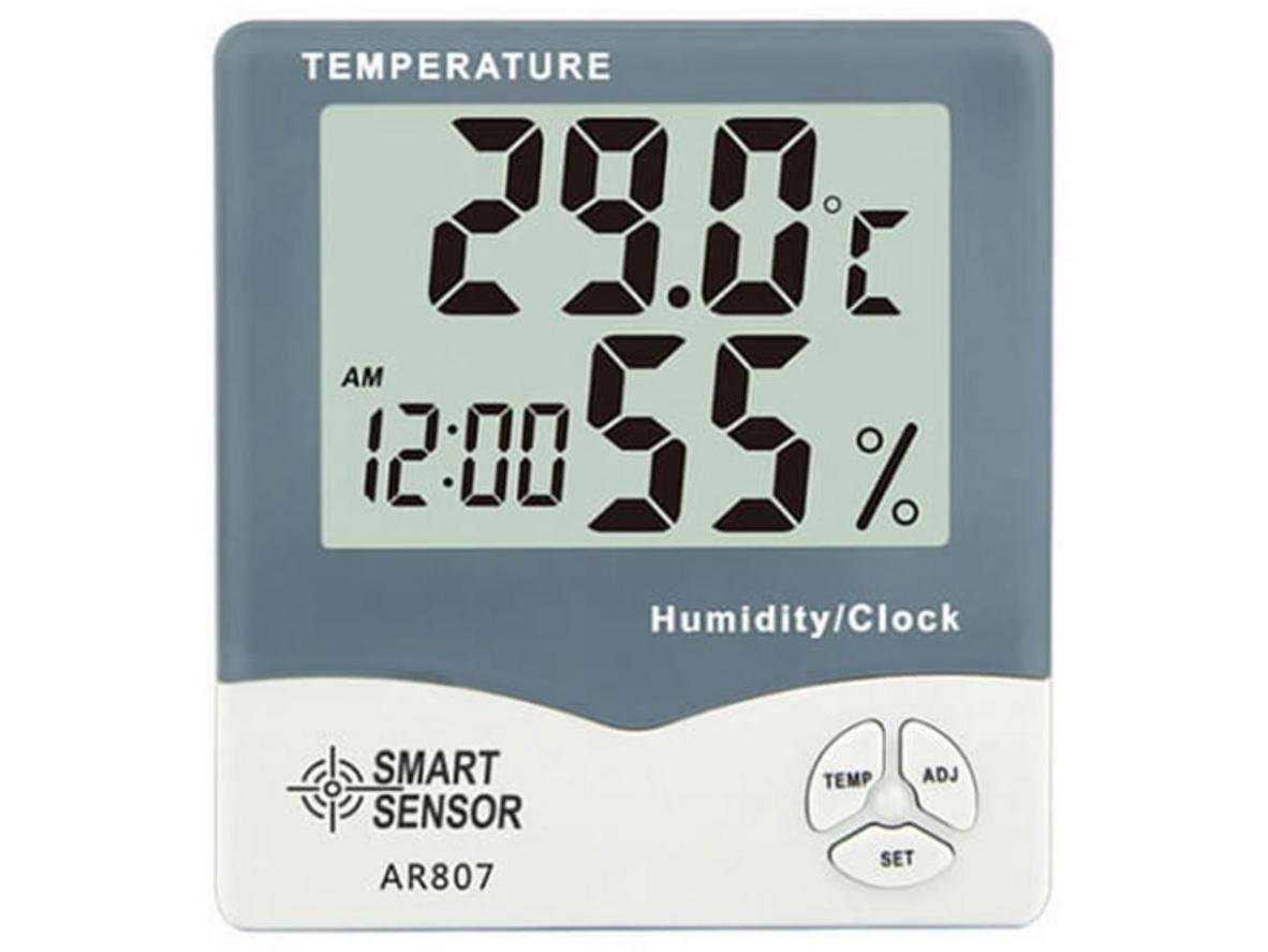 Nhiệt ẩm kế Smartsensor AS807 - nhỏ gọn, đặt bàn hoặc treo tường.