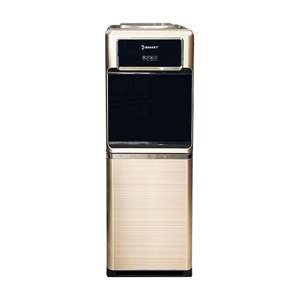 Cây nước nóng lạnh SNK-2317BG — thiết kế Indochine, 3 vòi, nước nóng ≥85°C & lạnh ≤12°C.