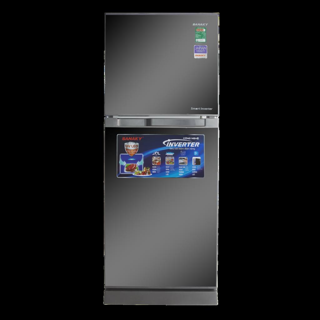 Tủ Lạnh Sanaky VH-209KG (kính gương) — gọn gàng, sang trọng và tối ưu cho gia đình 3-5 người.