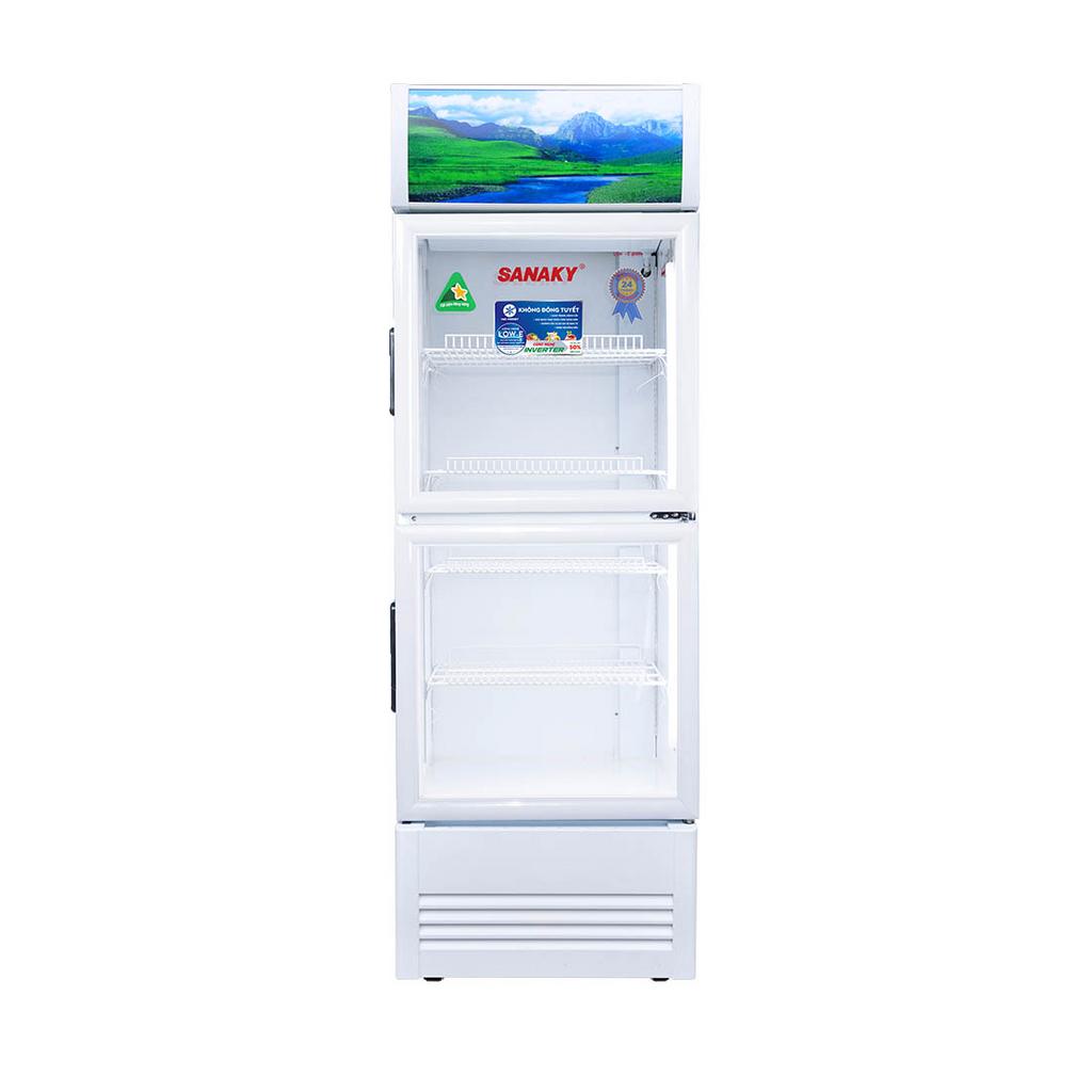 Tủ mát Sanaky VH-2588KW3: trưng bày thu hút khách, tiết kiệm điện cho quán nhỏ.