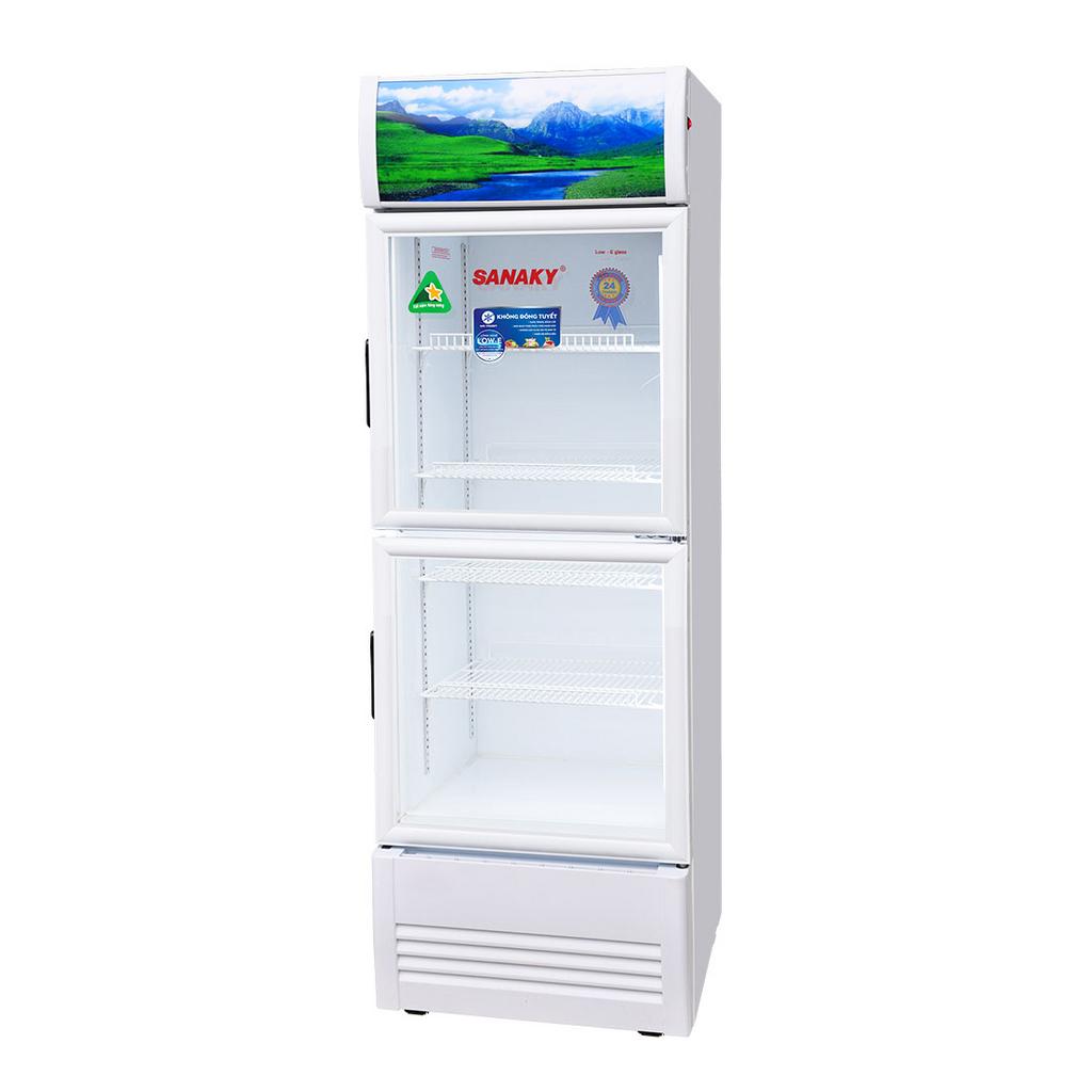 Tủ mát Sanaky VH-3588KW — trưng bày chuyên nghiệp cho cửa hàng và quán cà phê.