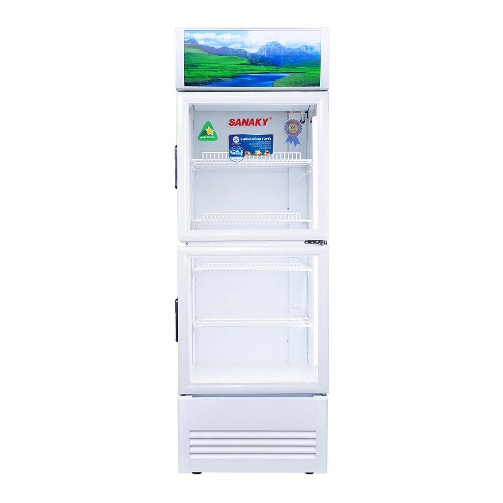 Tủ mát Sanaky VH-3588KW — trưng bày chuyên nghiệp cho cửa hàng và quán cà phê.