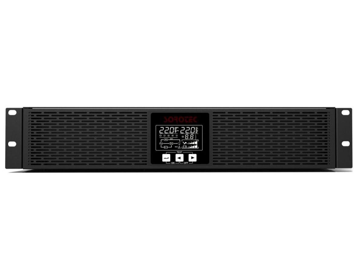 UPS Sorotec HP3116C Plus 1KR – rack 2U, pin tích hợp sẵn, nguồn sạch cho server & camera.