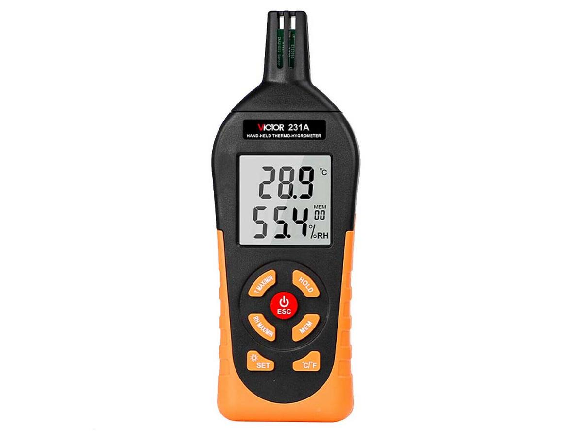 Victor 231A — màn hình LCD lớn, kết nối Bluetooth, giám sát tại nhà và kho.