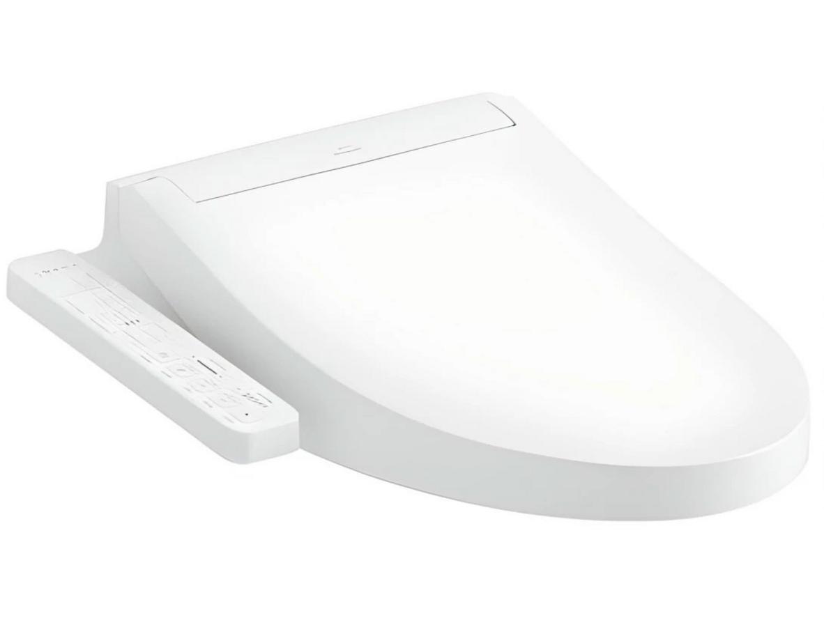 Nắp rửa Washlet TCF23410AAA — nâng tầm vệ sinh gia đình, lắp cho bồn cầu thân dài.