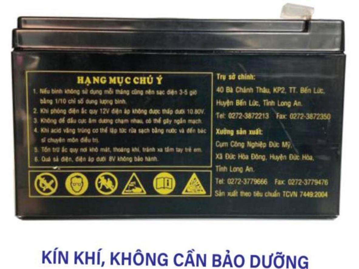 Dòng phóng ~180A — đủ để cung cấp xung khởi động cho loa kéo và động cơ nhỏ.