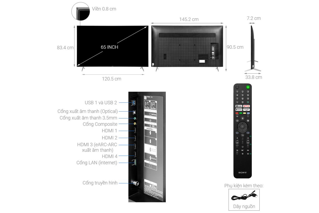 4K HDR Processor X1: chi tiết & tương phản tốt hơn