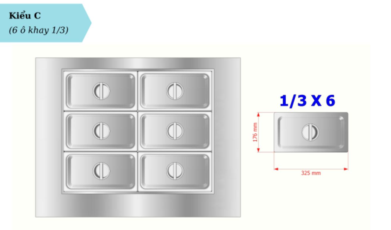 Inox cao cấp — dễ vệ sinh, bền bỉ.
