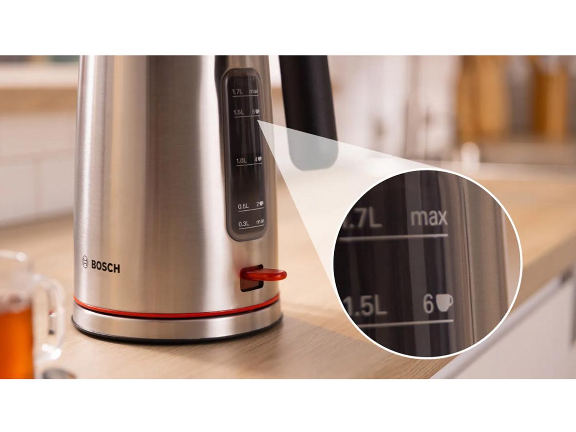 Inox chất lượng và phần tử nhiệt ẩn giúp hạn chế cặn.