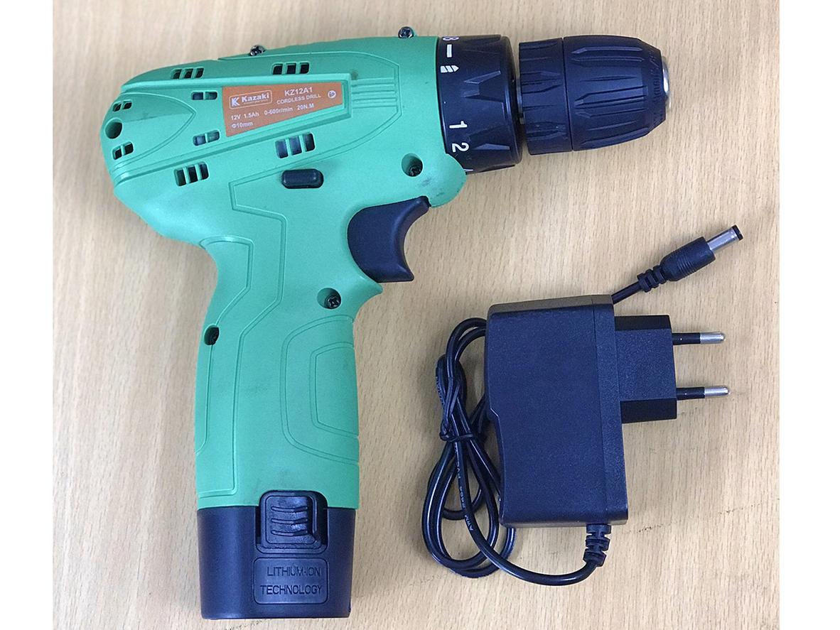 Khoan tối đa 10 mm — phù hợp gỗ và thép mịn