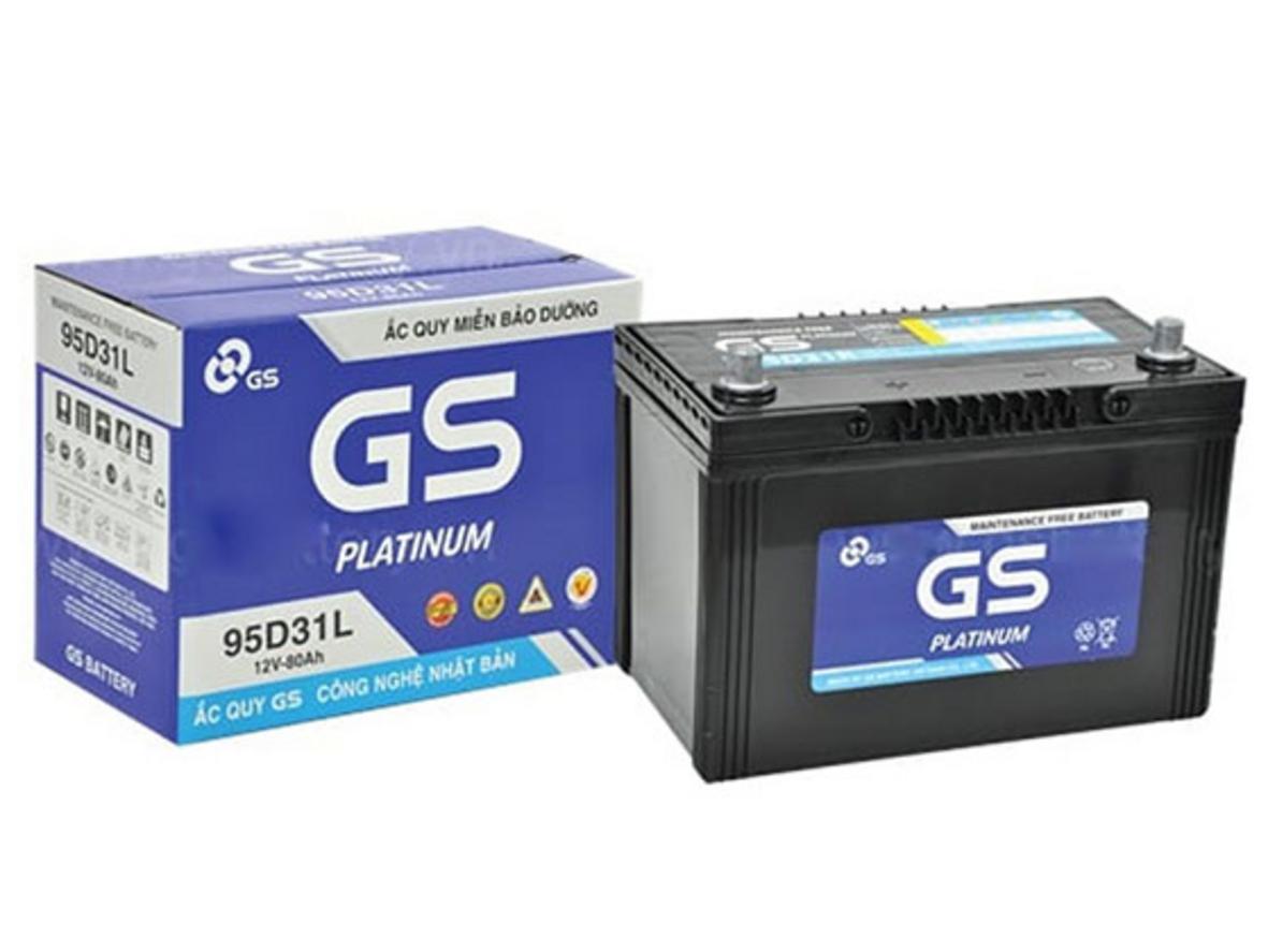 GS MF 95D31L cho khởi động mạnh ngay cả khi chở tải.