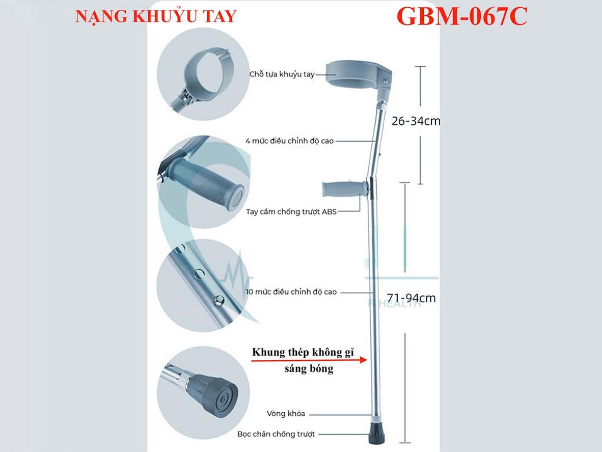 Khung nhôm nhẹ, chống gỉ — bền cho sử dụng hàng ngày.