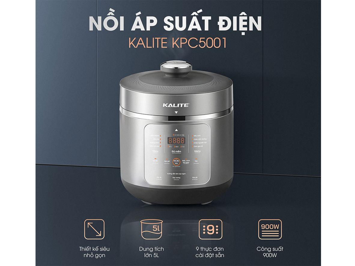 Công suất 900W & áp suất 70kPa giúp nấu nhanh