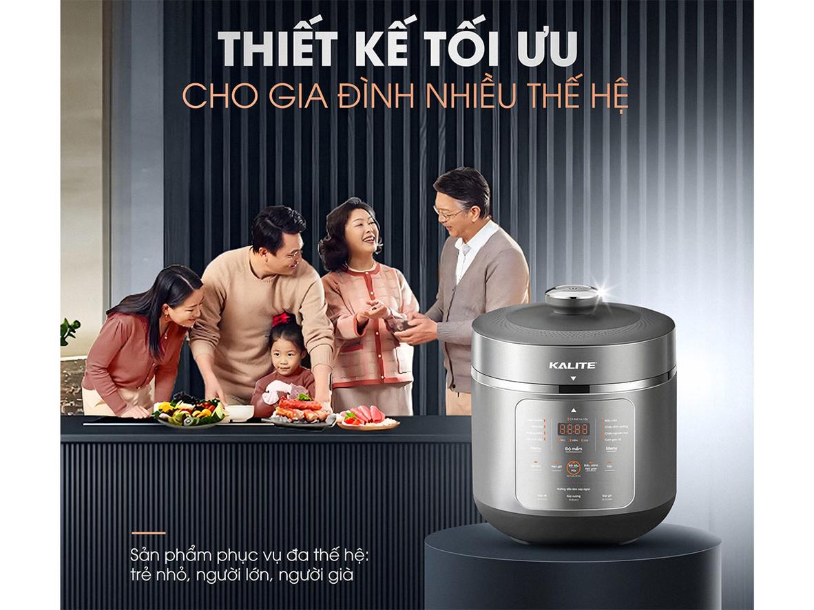 Lòng nồi Inox 304 — an toàn và dễ lau chùi