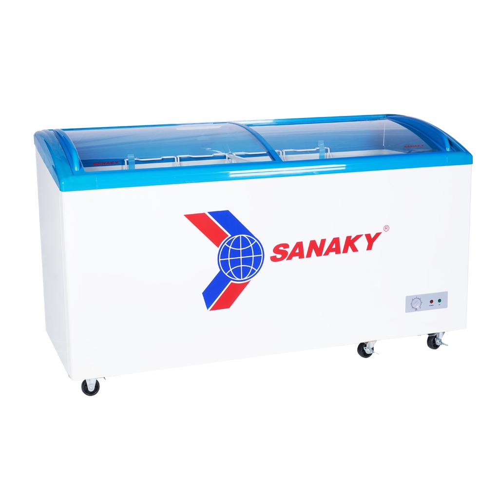 Hệ thống dàn lạnh nhôm và luồng lạnh 360° giúp giữ nhiệt đều khắp khoang tủ (ảnh kỹ thuật).","imagePrompt":"Technical cutaway showing aluminum cooling coils and airflow demonstrating 360-degree cooling inside the chest freezer.