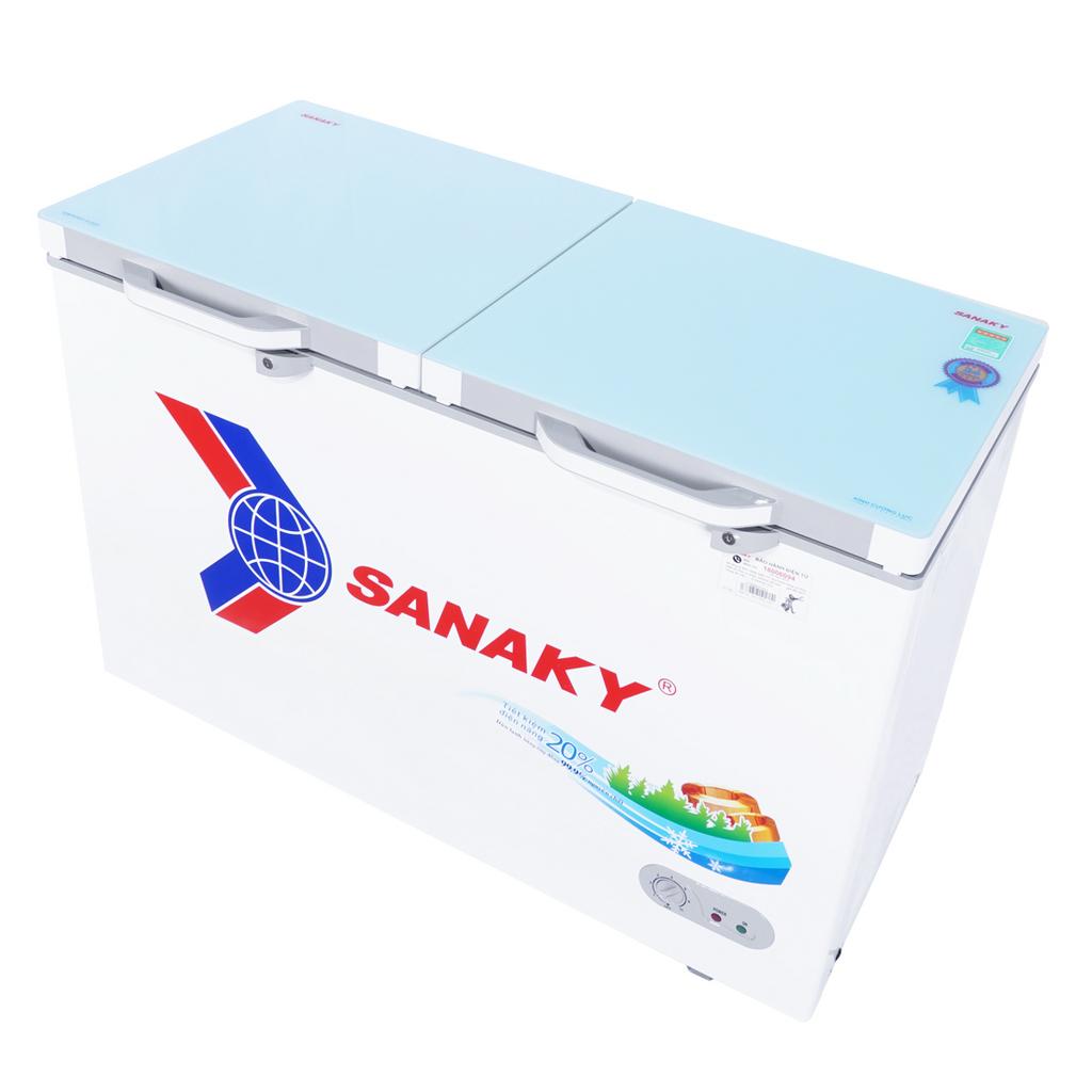 Minh họa luồng khí lạnh 360° giúp đông đều tất cả ngăn.