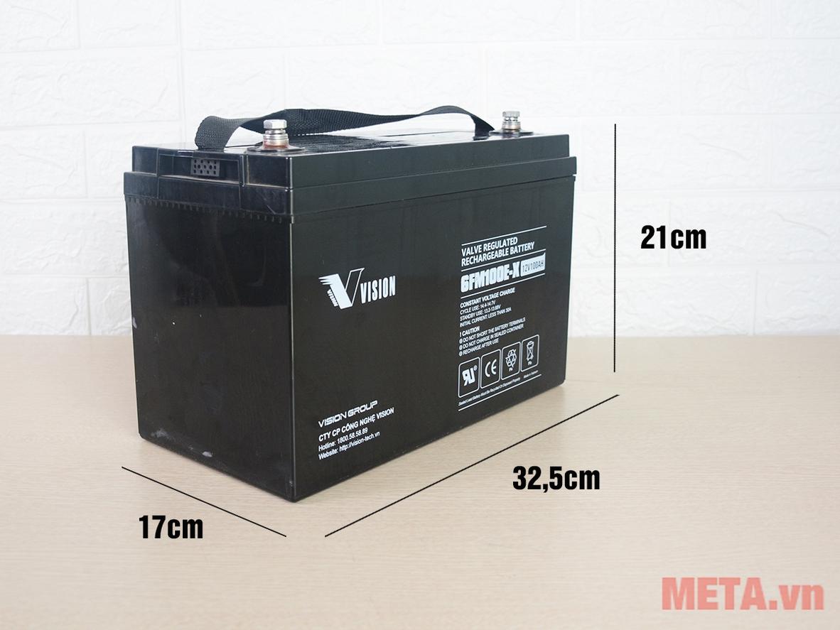 Tuổi thọ thiết kế đến 10 năm và tự xả thấp giúp tiết kiệm chi phí dài hạn.